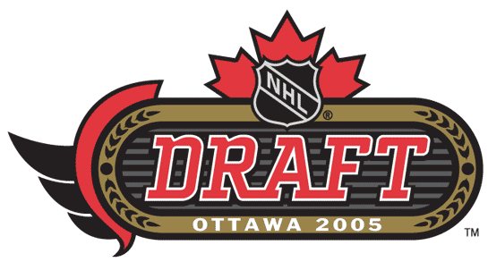 NHL Draft 2005 Unused Logo t shirts iron on transfers